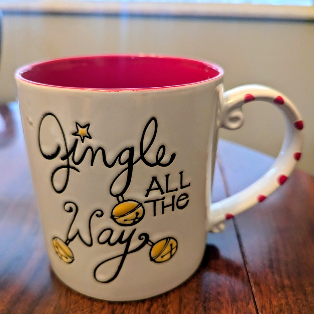 In Home Stylez JINGLE ALL THE WAY Oversized Mug, 22 oz